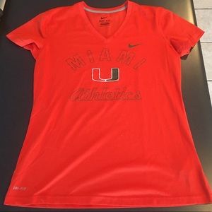 University of Miami Athletics tee